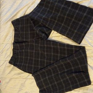 Plaid dress pants size for very cute fit